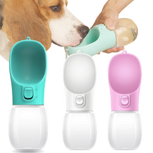 Load image into Gallery viewer, Portable Leakproof Dog Water Bottle with Built-In Drinking Cup
