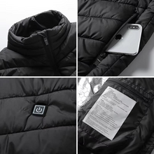 Load image into Gallery viewer, Unisex USB-Powered Heated Vest for Outdoor Enthusiasts