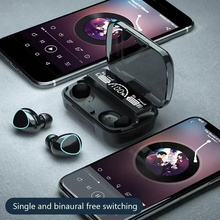 Load image into Gallery viewer, TWS Bluetooth Wireless Earbuds with LED Display, HiFi Stereo Sound, Waterproof Gaming Headset