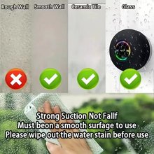 Load image into Gallery viewer, Waterproof Portable Bluetooth Speaker with LED Lights and Suction Cup