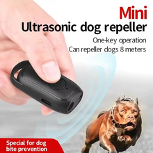 Load image into Gallery viewer, Ultrasonic Mini Dog Repeller and Anti-Barking Training Device with LED Light