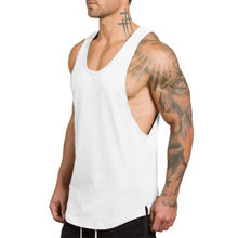 Load image into Gallery viewer, Men's Cotton Breathable Sleeveless Training Tank Top