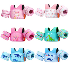 Load image into Gallery viewer, Kids Foam Life Vest with Arm Floats and Safety Whistle for Swimming and Kayaking