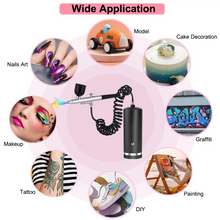 Load image into Gallery viewer, High-Pressure Portable Nano Airbrush - Electric Oxygen Spray Gun for Beauty, Art & Crafts