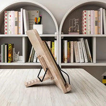 Load image into Gallery viewer, Wooden Reading Stand, Adjustable and Foldable Book Holder