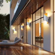 Load image into Gallery viewer, Sleek Dual-Direction LED Outdoor Wall Sconce
