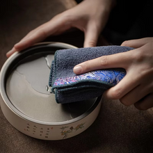 Load image into Gallery viewer, Cotton Linen Tea Towel for Table and Tea Ceremony