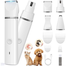 Load image into Gallery viewer, Ultimate Pet Grooming Kit: Quiet Hair Clipper, Nail Grinder & Paw Trimmer
