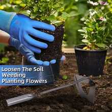 Load image into Gallery viewer, Hardened Hollow Hoe – Forged Garden Tool for Weeding and Soil Cultivation