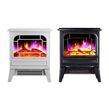 Load image into Gallery viewer, Electric Fireplace Heater with LED Flame Light for Cozy Home Ambiance