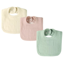 Load image into Gallery viewer, Soft Pure Cotton Baby Bib, Breathable Gauze Bib for Infants, Comfortable U Shaped Neck Cover