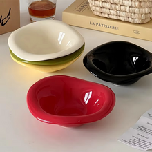 Load image into Gallery viewer, Ceramic Wave Style Salad and Dessert Bowl