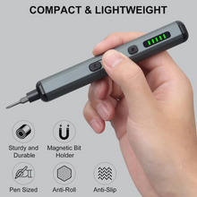 Load image into Gallery viewer, Mini Electric Precision Screwdriver Set with 64 Magnetic Bits and LED Lighting