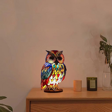 Load image into Gallery viewer, Glass Lamp with Animal Patterns for Artistic Ambiance