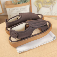 Load image into Gallery viewer, Wide Fit Adjustable Comfort Sandals with Arch Support