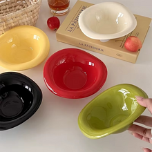 Load image into Gallery viewer, Ceramic Wave Style Salad and Dessert Bowl