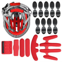 Load image into Gallery viewer, 24PCS Universal Helmet Foam Padding Kit – Replacement Inner Pads for Motorcycle and Bicycle Helmets