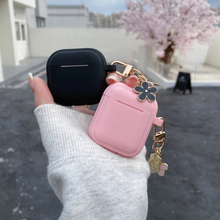 Load image into Gallery viewer, Simple Silicone Flower Pendant AirPods Case Cover