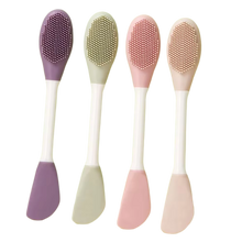 Load image into Gallery viewer, Double Head Silicone Face Mask Brush and Facial Pore Cleaner