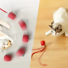Load image into Gallery viewer, Rechargeable Automatic Cat Ball Toy with Dynamic Tail