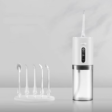 Load image into Gallery viewer, Portable Water Flosser USB Rechargeable Oral Irrigator 9.5oz Electric Tooth Cleaner with 3 Modes Waterproof