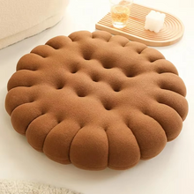 Load image into Gallery viewer, Biscuit Shaped Plush Cushion for Chairs and Sofas