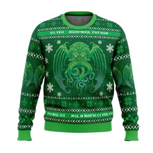 Load image into Gallery viewer, Cthulhu Myth Christmas Sweater, 3D Printed Holiday Hoodie for Men