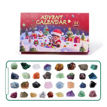 Load image into Gallery viewer, Christmas Advent Calendar 24 Days Rock and Crystal Collection for Kids