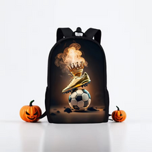 Load image into Gallery viewer, Personalized Football Pattern Kids Backpack – 3D Cartoon School Bag for Boys and Girls