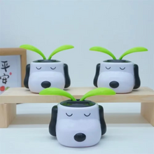 Load image into Gallery viewer, Solar Powered Swinging Dashboard Ornament – Eco-Friendly Car Interior Decoration