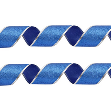 Load image into Gallery viewer, Glitter Decorative Ribbon With Iron Wire For Christmas And Craft Projects