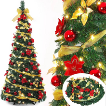 Load image into Gallery viewer, Retractable Decorative Folding PVC Artificial Christmas Tree
