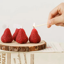 Load image into Gallery viewer, Charming Strawberry Soy Wax Scented Candles - Aromatherapy & Decorative