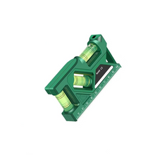 Load image into Gallery viewer, Precision Pocket Level Tool with Magnetic Base & Protractor