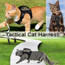Load image into Gallery viewer, Adjustable Tactical Pet Harness with Control Handle for Cats and Large Dogs