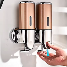 Load image into Gallery viewer, Wall Mount Refillable Soap and Shampoo Dispenser for Bathroom and Shower