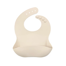 Load image into Gallery viewer, Soft Silicone Waterproof Baby Bib with Cute Print and Adjustable Fit