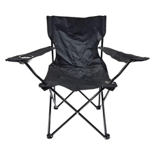 Load image into Gallery viewer, Portable Folding Outdoor Chair with Armrest, Backrest and Cup Holder