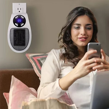 Load image into Gallery viewer, Compact Wall Mounted Electric Space Heater for Home and Office