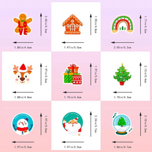 Load image into Gallery viewer, 50pcs Waterproof Christmas Vinyl Stickers for Holiday Decorating, Gifts, and Party Favors