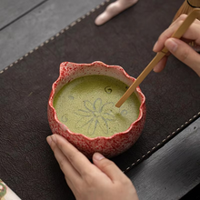Load image into Gallery viewer, Petal Matcha Set Handcrafted Glazed Matcha Kit with Bowl Whisk and Tools in Luxury Gift Box