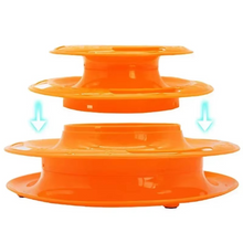 Load image into Gallery viewer, Interactive Cat Tower Toy with Roller Balls, Multi-Level Puzzle Track for Kittens and Cats