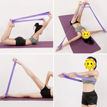 Load image into Gallery viewer, Yoga Stretch Strap with Loops for Pilates and Dance
