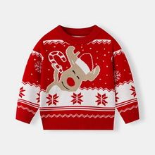 Load image into Gallery viewer, Lovely Kids Christmas Sweater Soft Warm Knit Holiday Pullover