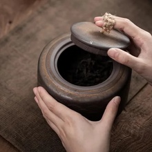 Load image into Gallery viewer, Ceramic Tea Caddy Airtight Storage Jar for Tea Coffee or Candy
