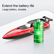 Load image into Gallery viewer, Remote Control Speed Boat with LED Lights for Kids – 2.4G RC Toy for Pools and Lakes