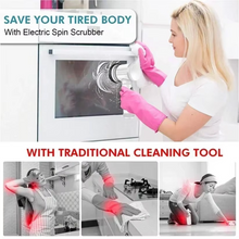 Load image into Gallery viewer, Electric Spin Scrubber with 5 Replaceable Brush Heads, Powerful Cordless Bathroom Cleaning Brush