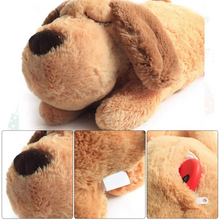Load image into Gallery viewer, Plush Heartbeat Puppy Snuggle Toy with Soothing Heartbeat