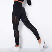 Load image into Gallery viewer, Seamless High Waisted Hollow Fitness Leggings for Women