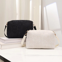Load image into Gallery viewer, Plaid Fluffy Shoulder Bag for Everyday City Style